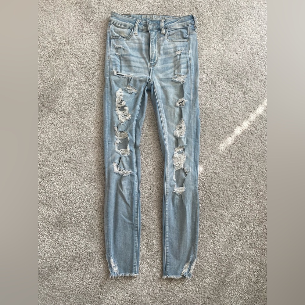 AE Next level Ripped Super High Waisted Jegging